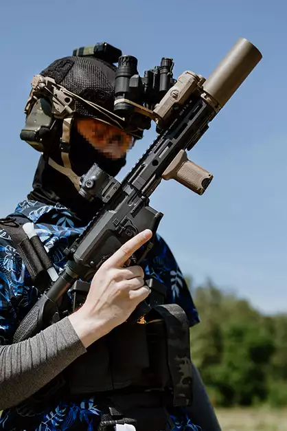 Boitier AN/PEQ-15 - coyote