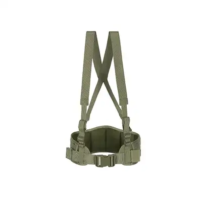 Padded patrol belt with suspenders - olive [8FIELDS]