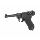 German P08 Luger Pistol Replica - Black [WE]