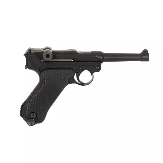 German P08 Luger Pistol Replica - Black [WE]