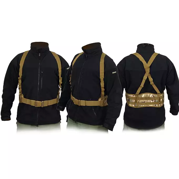 Padded patrol belt with suspenders - MC [8FIELDS]