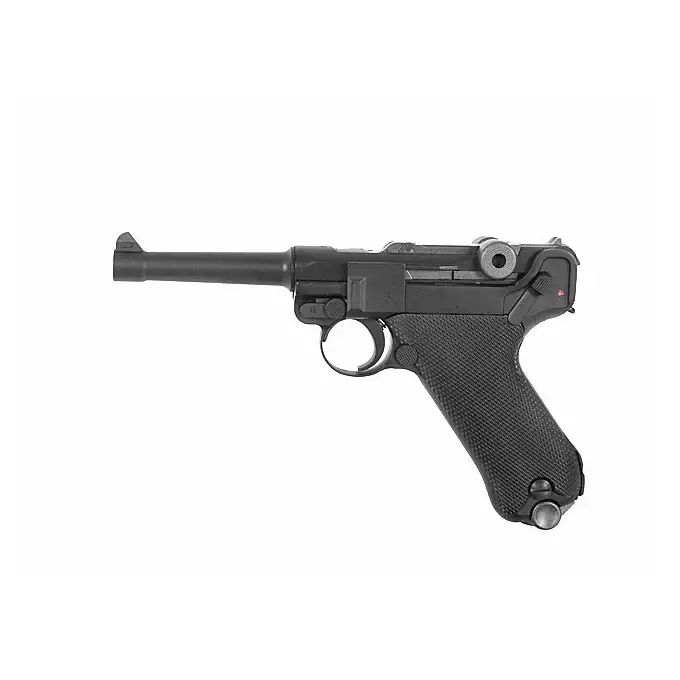 German P08 Luger Pistol Replica - Black [WE]