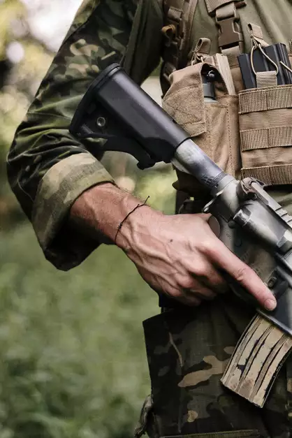 Ultrakompaktowa kolba do AR15/M4 - Black [CYMA]