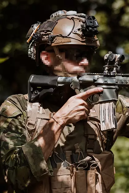 Ultrakompaktowa kolba do AR15/M4 - Black [CYMA]