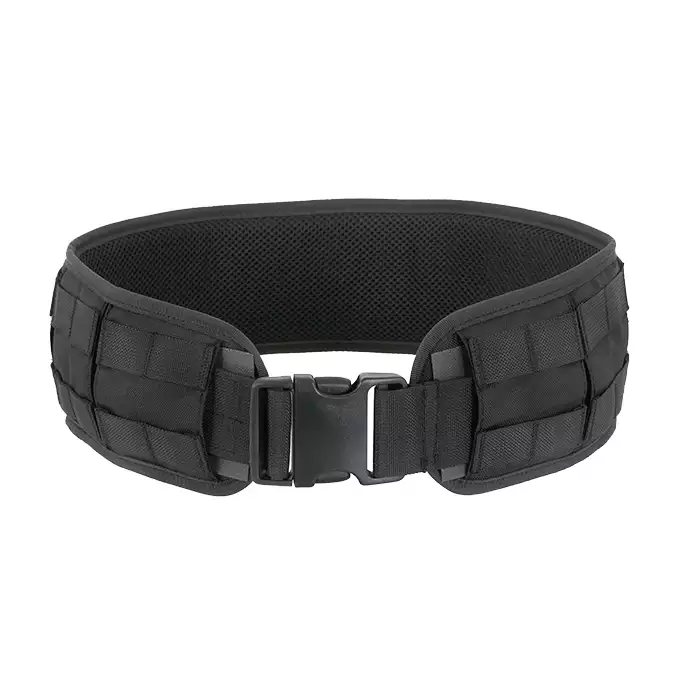 Padded MOLLE Combat Belt (L) - Black [8FIELDS PREMIUM] | TaiwanGun US & EU