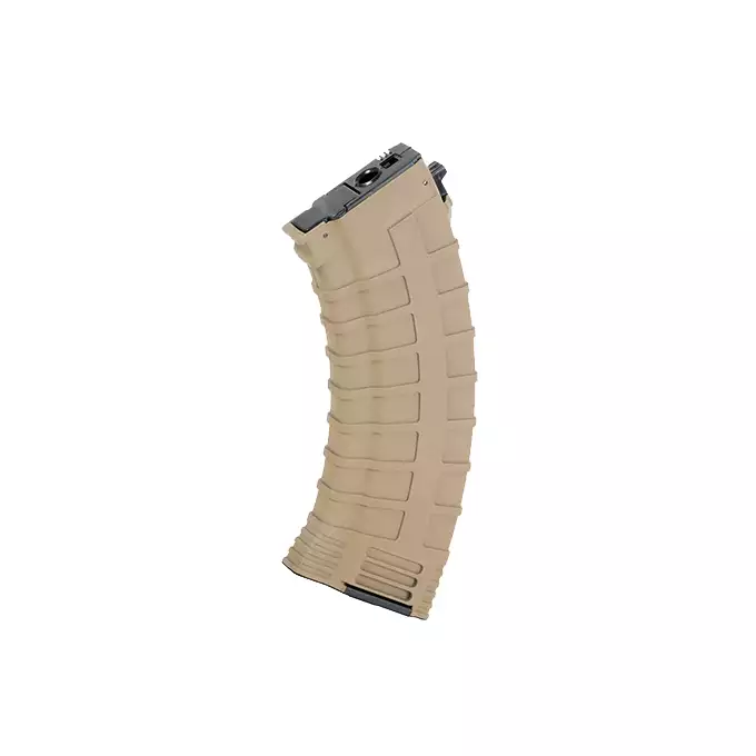 500rd AK47 Reinforced Polymer Magazine - Dark Earth