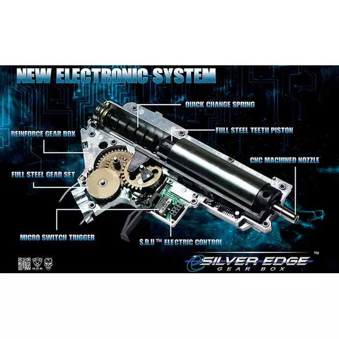 Phantom Extremis Rifle MK7 eSilver Edge - Black [APS]