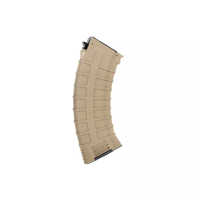 500rd AK47 Reinforced Polymer Magazine - Dark Earth