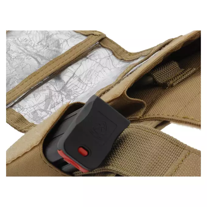 Rozbudowany panel administracyjny MOLLE - Olive [8FIELDS]