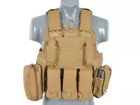 Kamizelka taktyczna z systemem QR - coyote [8FIELDS]