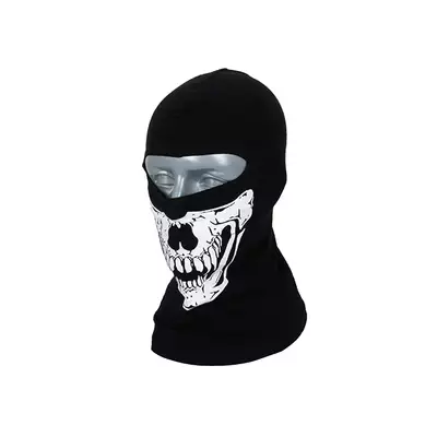 Kominiarka SKULL typ C - black [8FIELDS]