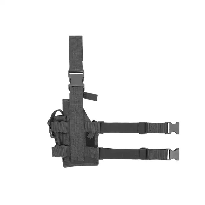 Universal drop leg large pistol holster - Black [8FIELDS]