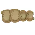Knee Elbow Pads Set Alta type System - TAN [8FIELDS]