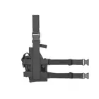 Universal drop leg large pistol holster - Black [8FIELDS]