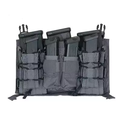 Modularna ładownica M4/9MM na klipsy - Wolf Gray [EM]