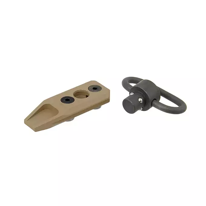Quick Detachable Sling Mount w/swivel for Key-Mod handguard - DE