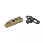 Quick Detachable Sling Mount w/swivel for Key-Mod handguard - DE