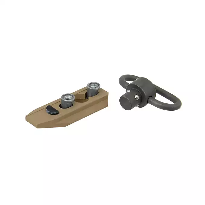 Quick Detachable Sling Mount w/swivel for Key-Mod handguard - DE