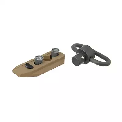 Quick Detachable Sling Mount w/swivel for Key-Mod handguard - DE