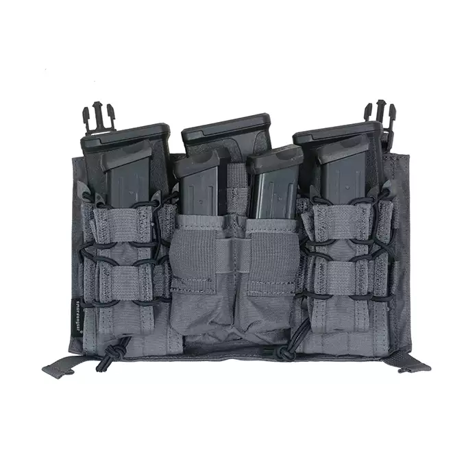 Modularna ładownica M4/9MM na klipsy - Wolf Gray [EM]