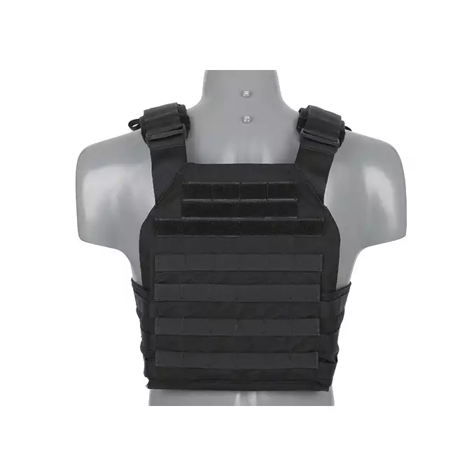 [Zestaw] Buckle Up Assault Plate Carrier Cummerbund - Black [8FIELDS PREMIUM] + Buckle Up potrójna ładownica na magazynki AK47/AKM - Black + Szturmowy panel na plecy Mod.2 - Black [8FIELDS PREMIUM]