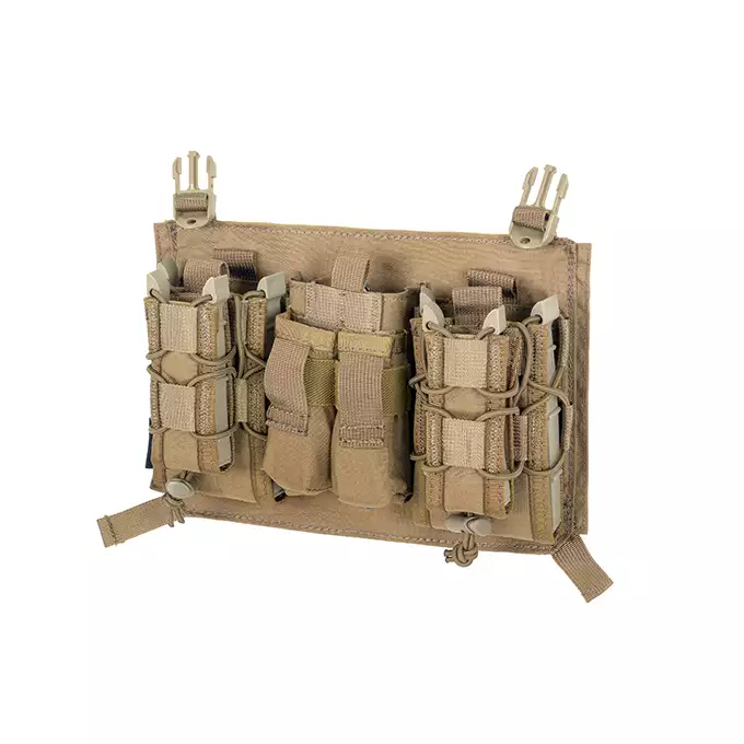 Modular Triple M4/9MM Buckle Clip Panel - Coyote Brown [EM]