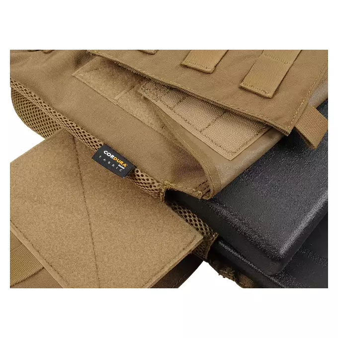 [Zestaw] Buckle Up Assault Plate Carrier Cummerbund - CB [8FIELDS PREMIUM] + Buckle Up potrójna ładownica na magazynki AK47/AKM - CB + Szturmowy panel na plecy Mod.2 - CB [8FIELDS PREMIUM]