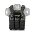 [Zestaw] Buckle Up Assault Plate Carrier Cummerbund - Black [8FIELDS PREMIUM] + Buckle Up potrójna ładownica na magazynki AK47/AKM - Black + Szturmowy panel na plecy Mod.2 - Black [8FIELDS PREMIUM]