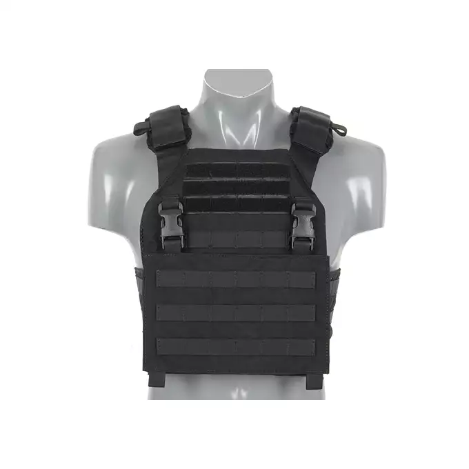 [Zestaw] Buckle Up Assault Plate Carrier Cummerbund - Black [8FIELDS PREMIUM] + Buckle Up potrójna ładownica na magazynki 5.56 - Black + Szturmowy panel na plecy Mod.2 - Black [8FIELDS PREMIUM]