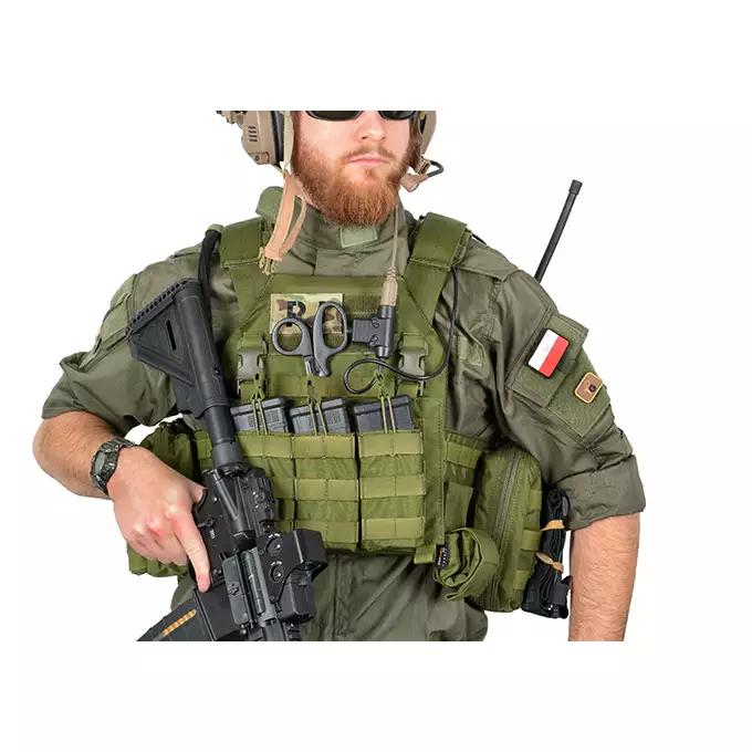 [Zestaw] Buckle Up Assault Plate Carrier Cummerbund - CB [8FIELDS PREMIUM] + Buckle Up potrójna ładownica na magazynki AK47/AKM - CB + Szturmowy panel na plecy Mod.2 - CB [8FIELDS PREMIUM]