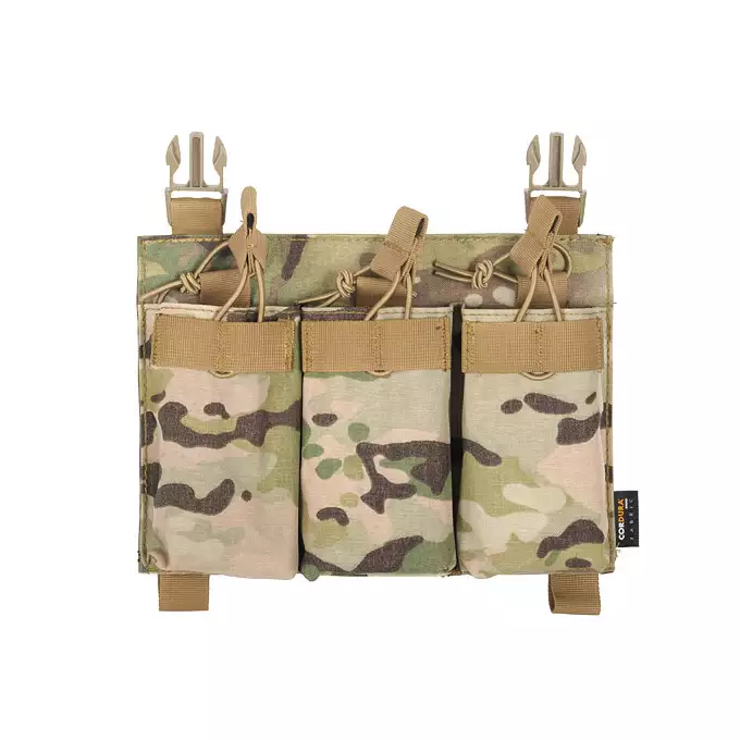 [Zestaw] Buckle Up Plate Carrier Cummerbund - Multicam [8FIELDS PREMIUM] + Buckle Up potrójna ładownica 5.56 - Multicam [8FIELDS PREMIUM] + Szturmowy panel na plecy Mod.2 - Multicam [8FIELDS PREMIUM]