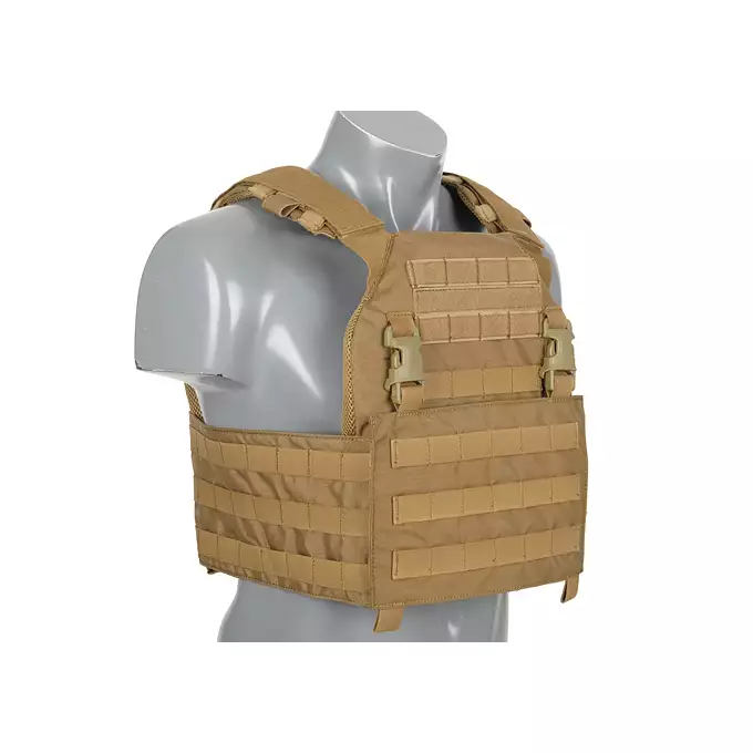 [Zestaw] Buckle Up Assault Plate Carrier Cummerbund - CB [8FIELDS PREMIUM] + Buckle Up potrójna ładownica na magazynki AK47/AKM - CB + Szturmowy panel na plecy Mod.2 - CB [8FIELDS PREMIUM]