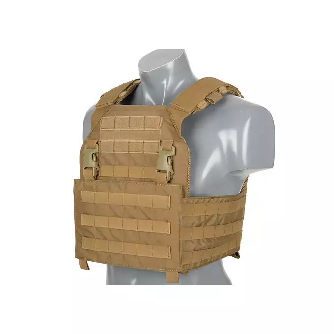 [Zestaw] Buckle Up Assault Plate Carrier Cummerbund - CB [8FIELDS PREMIUM] + Buckle Up potrójna ładownica na magazynki 5.56 - CB [8FIELDS PREMIUM] + Szturmowy panel na plecy Mod.2 - CB [8FIELDS PREMIUM]