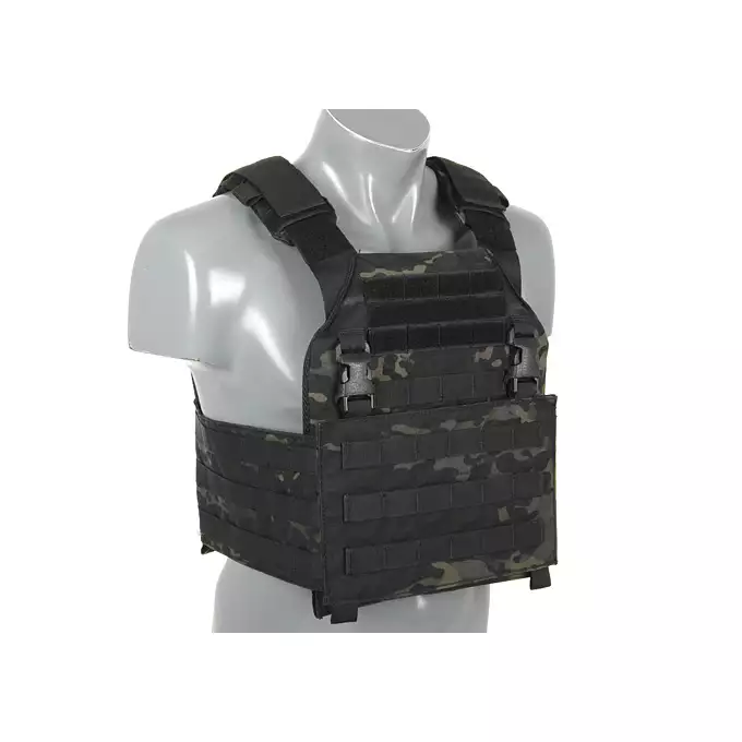[Zestaw] Buckle Up Plate Carrier Cummerbund - Multicam Black [8FIELDS PREMIUM] + Buckle Up potrójna ładownica AK47/AKM - Multicam Black [8FIELDS PREMIUM] + Szturmowy panel na plecy Mod.2 - Multicam Black [8FIELDS PREMIUM]