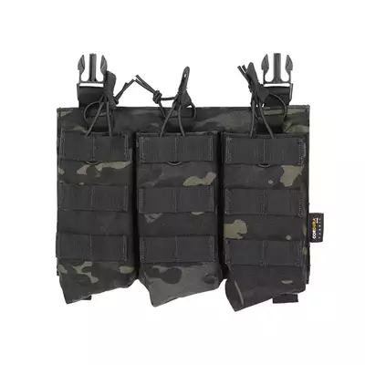 [Zestaw] Buckle Up Plate Carrier Cummerbund - Multicam Black [8FIELDS PREMIUM] + Buckle Up potrójna ładownica AK47/AKM - Multicam Black [8FIELDS PREMIUM] + Szturmowy panel na plecy Mod.2 - Multicam Black [8FIELDS PREMIUM]