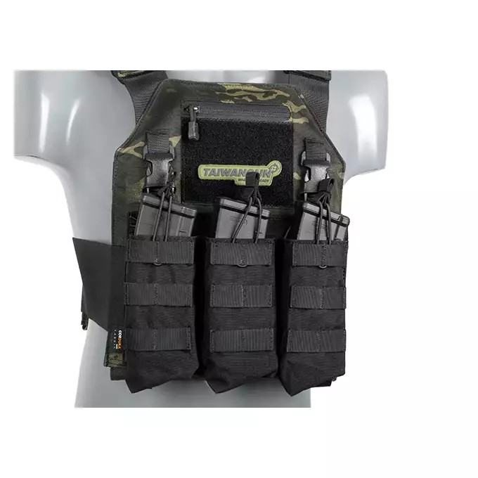 [Zestaw] Buckle Up Assault Plate Carrier Cummerbund - CB [8FIELDS PREMIUM] + Buckle Up potrójna ładownica na magazynki AK47/AKM - CB + Szturmowy panel na plecy Mod.2 - CB [8FIELDS PREMIUM]