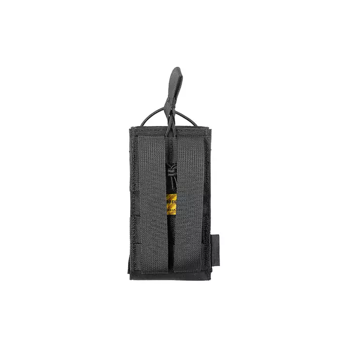 Pouch combinado de cargador individual con parte superior abierta de 5,56/9 mm -Negro [EM]