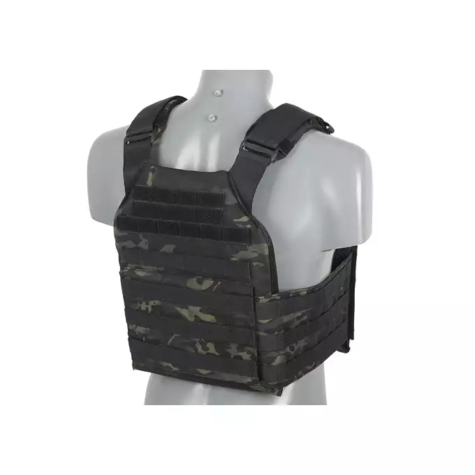 [Zestaw] Buckle Up Plate Carrier Cummerbund - Multicam Black [8FIELDS PREMIUM] + Buckle Up potrójna ładownica AK47/AKM - Multicam Black [8FIELDS PREMIUM] + Szturmowy panel na plecy Mod.2 - Multicam Black [8FIELDS PREMIUM]