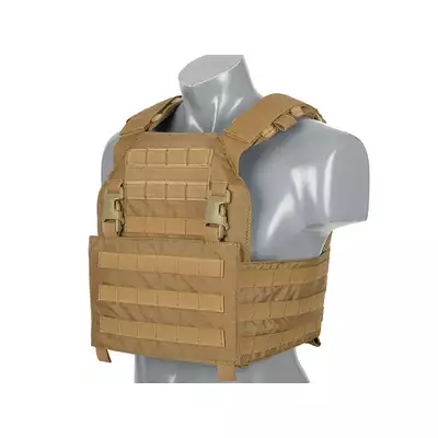 [Zestaw] Buckle Up Assault Plate Carrier Cummerbund - CB [8FIELDS PREMIUM] + Buckle Up potrójna ładownica na magazynki AK47/AKM - CB + Szturmowy panel na plecy Mod.2 - CB [8FIELDS PREMIUM]