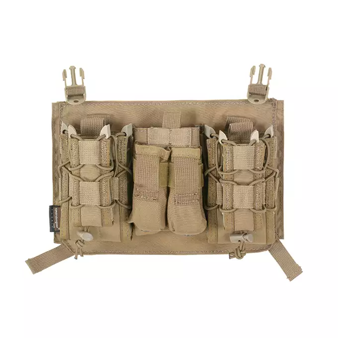 Modular Triple M4/9MM Buckle Clip Panel - Coyote Brown [EM]
