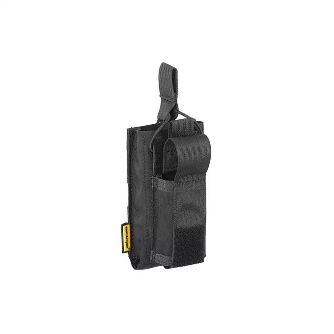 Pouch combinado de cargador individual con parte superior abierta de 5,56/9 mm -Negro [EM]