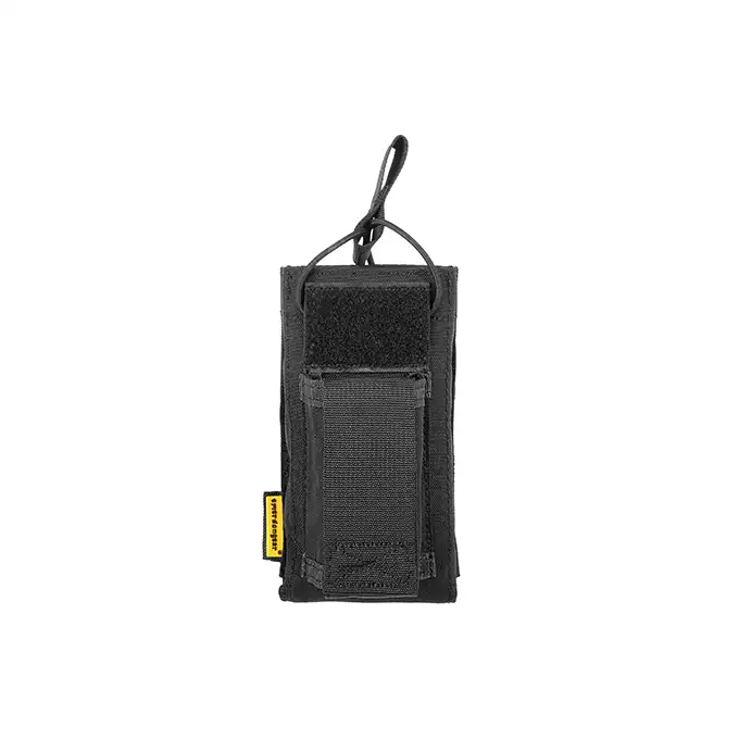 Pouch combinado de cargador individual con parte superior abierta de 5,56/9 mm -Negro [EM]