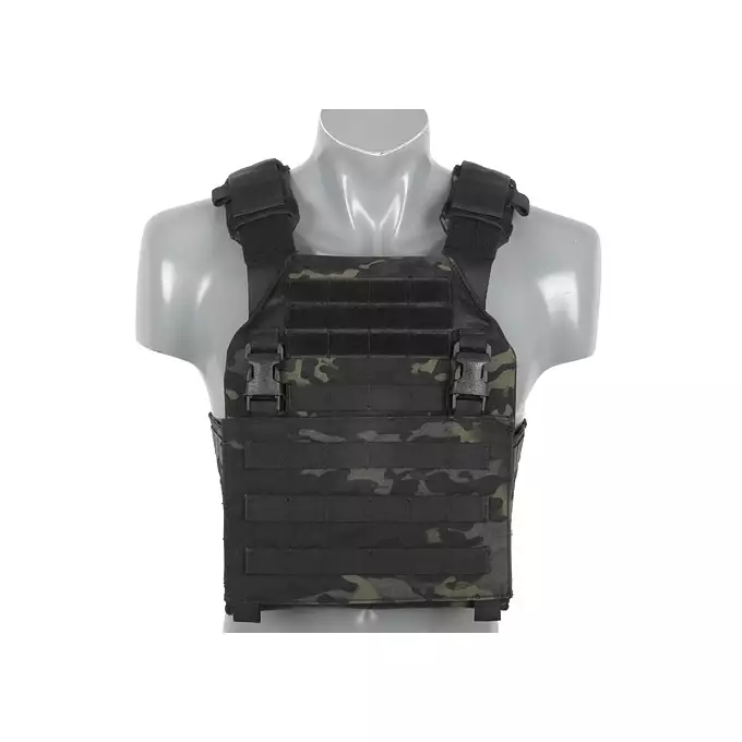 [Zestaw] Buckle Up Plate Carrier Cummerbund - Multicam Black [8FIELDS PREMIUM] + Buckle Up potrójna ładownica 5.56 - Multicam Black [8FIELDS PREMIUM] + Szturmowy panel na plecy Mod.2 - Multicam Black [8FIELDS PREMIUM]