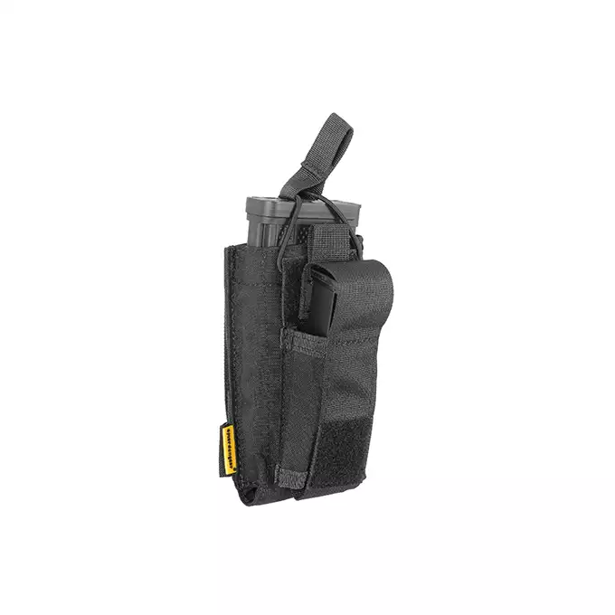 Pouch combinado de cargador individual con parte superior abierta de 5,56/9 mm -Negro [EM]