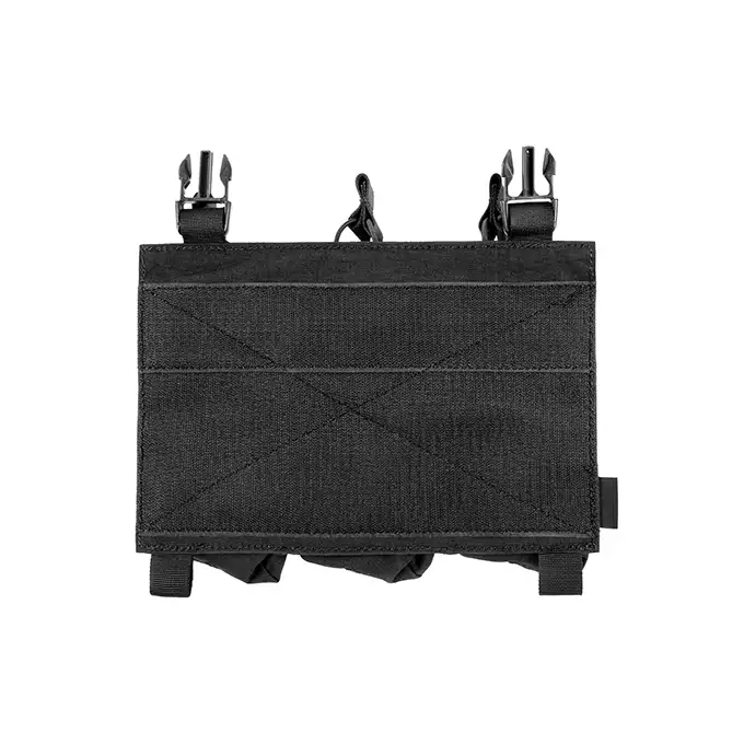 [Zestaw] Buckle Up Assault Plate Carrier Cummerbund - Black [8FIELDS PREMIUM] + Buckle Up potrójna ładownica na magazynki AK47/AKM - Black + Szturmowy panel na plecy Mod.2 - Black [8FIELDS PREMIUM]