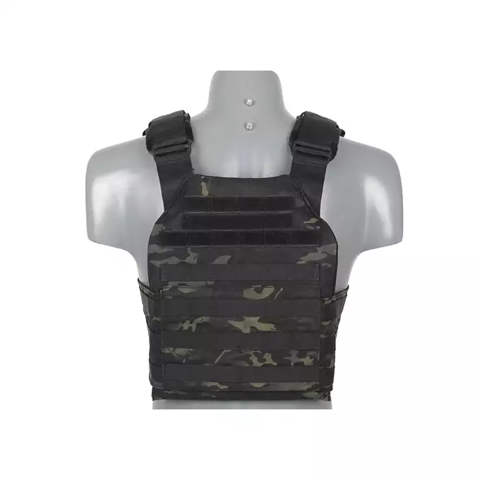[Zestaw] Buckle Up Plate Carrier Cummerbund - Multicam Black [8FIELDS PREMIUM] + Buckle Up potrójna ładownica 5.56 - Multicam Black [8FIELDS PREMIUM] + Szturmowy panel na plecy Mod.2 - Multicam Black [8FIELDS PREMIUM]