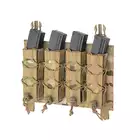 Szybka poczwórna ładownica BUCKLE UP na magazynki MP5/SMG/UTR45 - Multicamo [8FIELDS]
