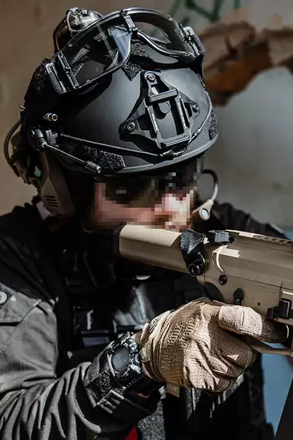 Next-generation Spec-Ops ballistic helmet replica - Black [FMA