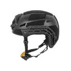 [Set] Next-generation Spec-Ops bump helmet - Black [FMA] + Steel Protective Half Face Mask V.1 - Black/Skull [WOSPORT]