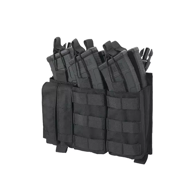 Buckle Up Triple AK Mag/Pistol Pouch Panel - Black